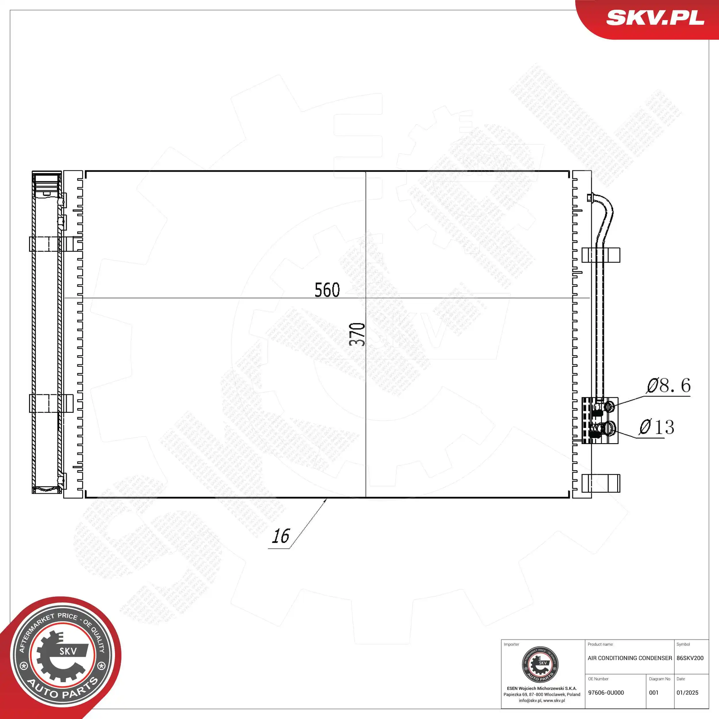 Condenser, air conditioning
